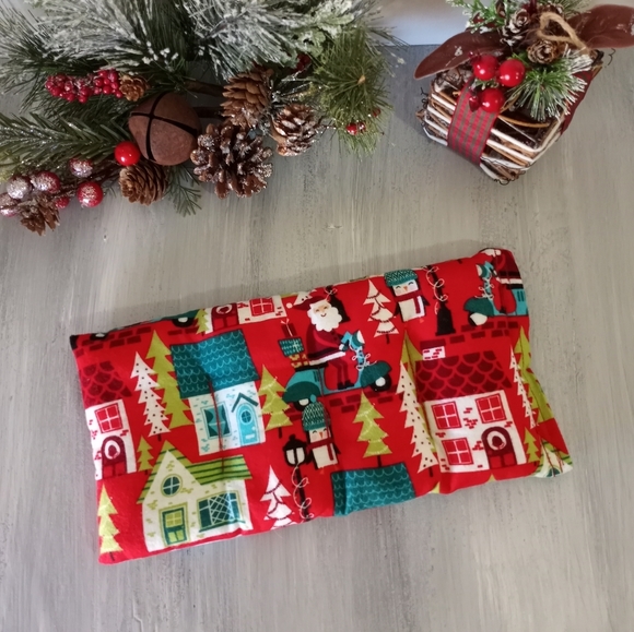 Microwavable Heating Pad Santa Clause on Scooters Heat Pack - Picture 2 of 6